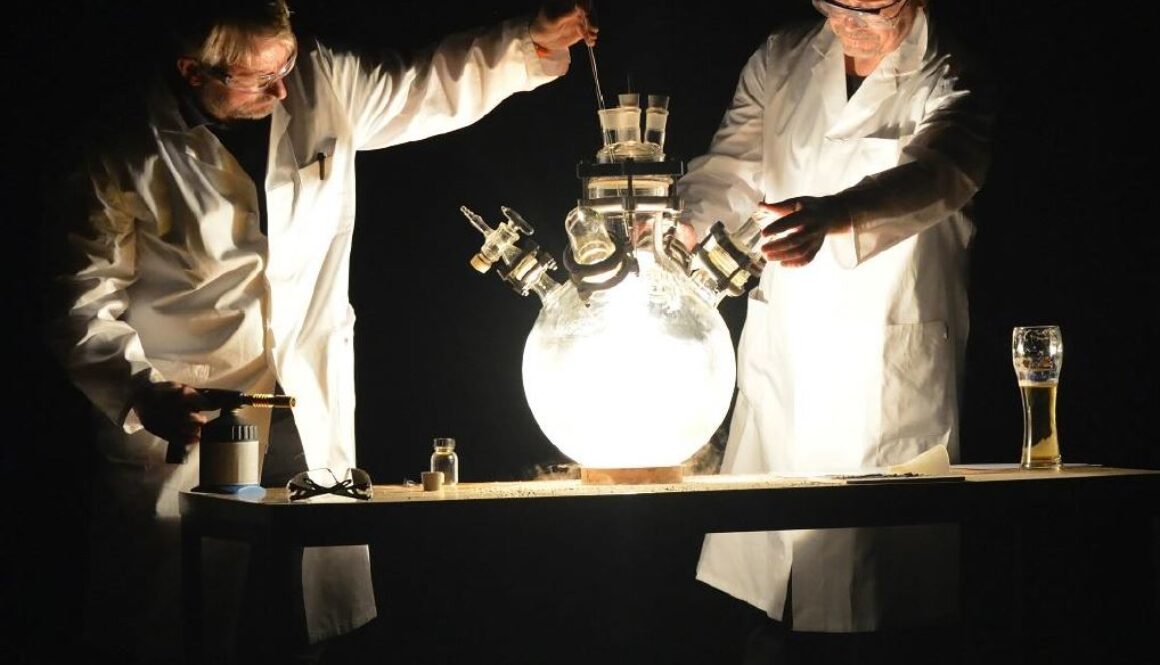 Experimentalvorlesung mit Ferdi Schüth, Wolfgang Schmidt und André Pommerin