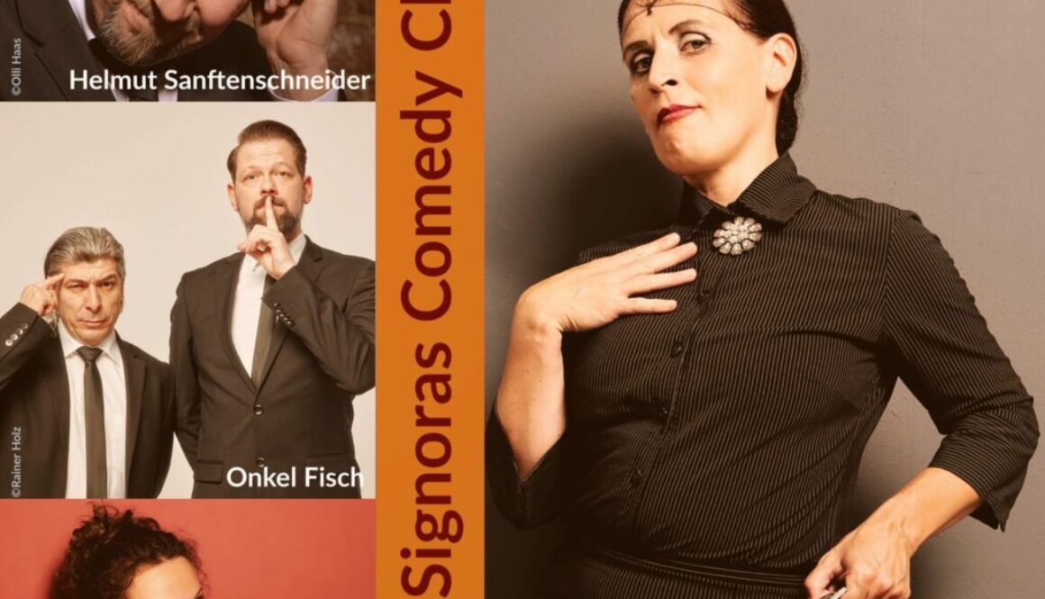 Carmela De Feo La Signora Comedy Club stage freilichtbühne Mülheim Regler Produktion Event 2 2023.
