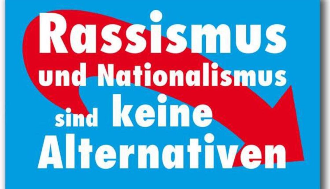 ANTI AFD - gegen Rassismus und Nationalismus - LOGO