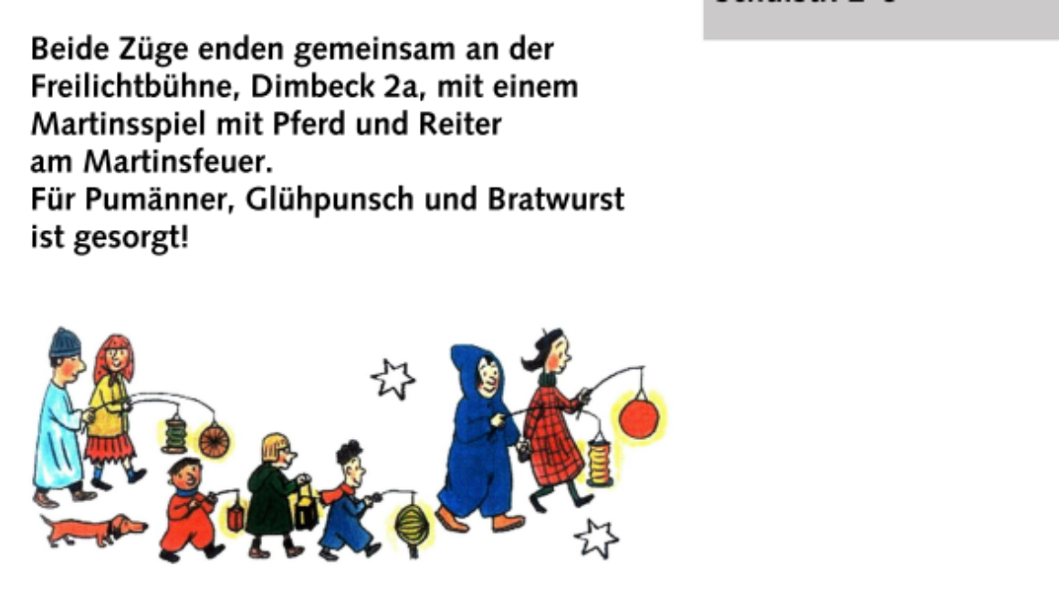 ST. Martin 2025 Martinszüge Freilichtbühne Mülheim Regler Produktion Veranstaltung 2025
