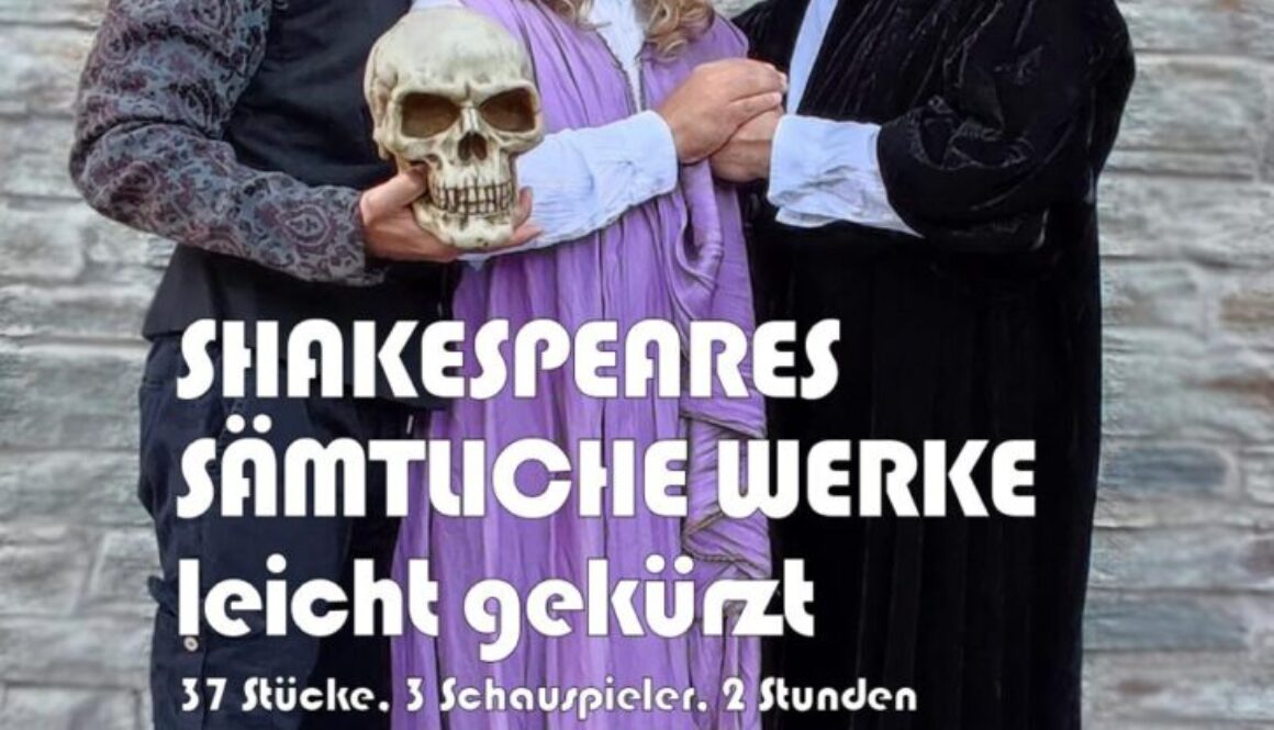 Shakespeares sämtliche Werke leicht gekürzt Backstein Theater Freilichtbühne Mülheim an der Ruhr Regler Produktion Veranstaltung 2025