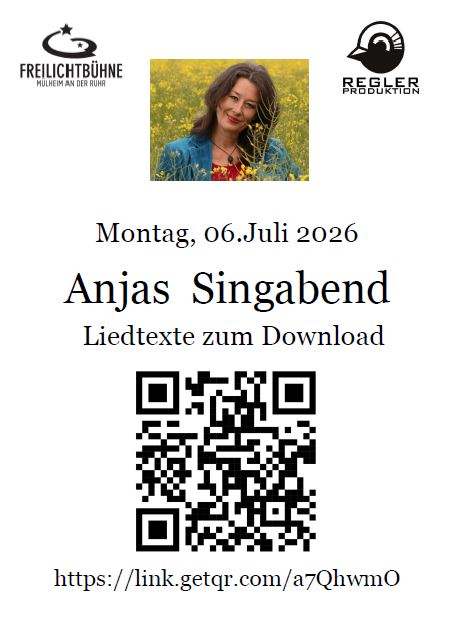 Liedtexte Juli Anjas Singabend mit QR code 1