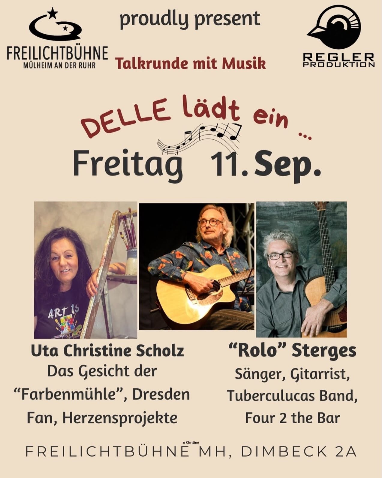 Delle Detlef Neuls Freilichtbühne Mülheim Veranstaltung 2026 Regler Produktion September