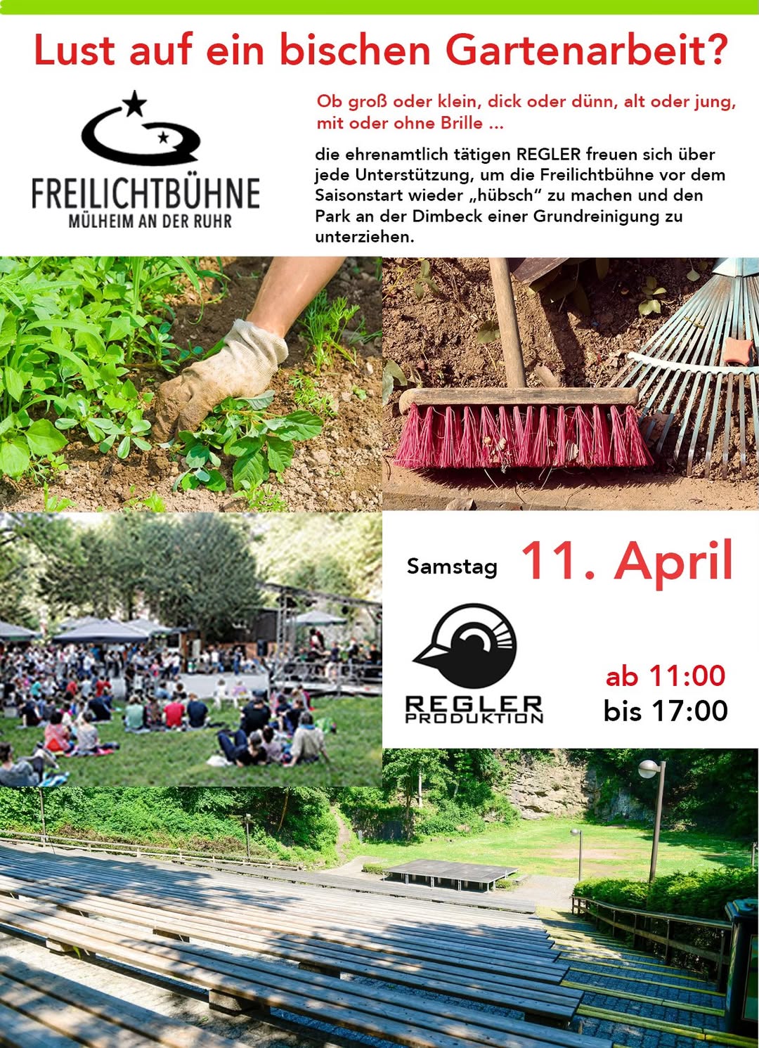 haltet die freilichtbühne sauber Freilichtbühne Mülheim Regöler Produktion Veranstaltung 2026 Ulrike Nottebohm