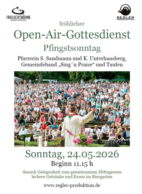 Plakat Pfingstgottesdienst 2026