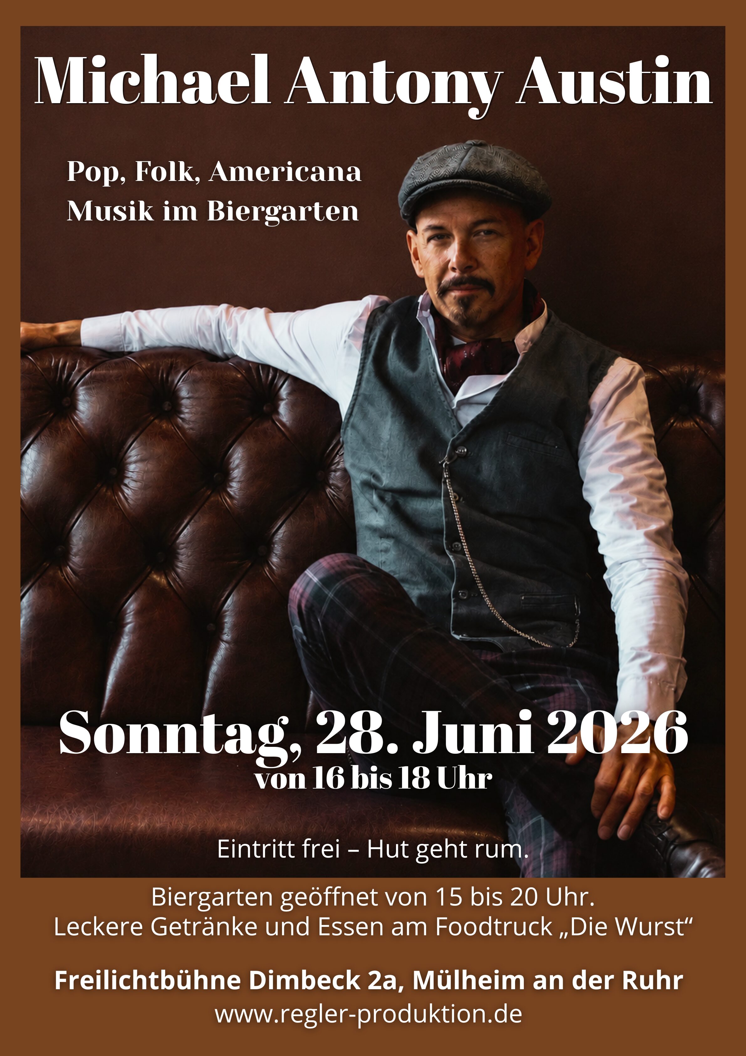 Michael Antony Austin Freilichtbühne Poster Freilichtbühne Mülheim Regler Produktion Veranstaltung 2026
