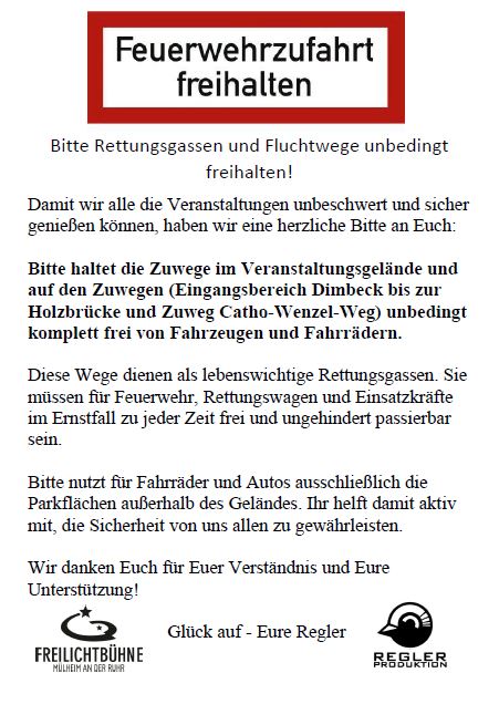 Feuerwehrzufahrt Feuerwehrzufahrt